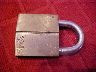 2 - Vintage Yale Lock - No Key - Usfs United States Forest Service -