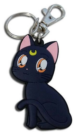 Sailor Moon S Luna Cat Pvc Key Chain Anime Licensed