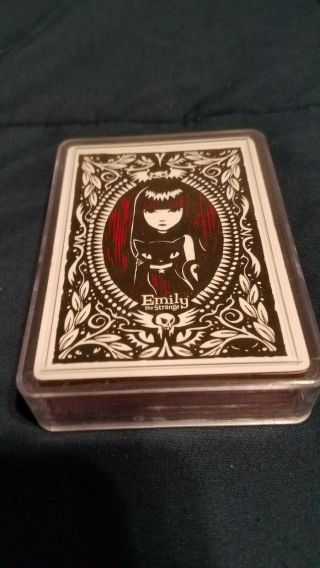 Emily The Strange Playing Cards Complete Deck With Case Darkhorse