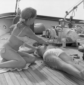 Negative,  Sexy Pin - Up Girl In Bikinis On Boat,  Thar She Blows (1968) T268239