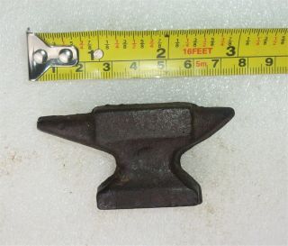 Antique Vintage Miniature Cast Iron Anvil Jewelers Blacksmith Tool