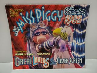 Jim Henson Muppets Miss Piggy 1982 Calendar Great Lovers Of Silver Screen H1
