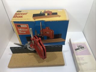 Vintage Sears Craftsman Miter Box 16 " No.  36331 With Box
