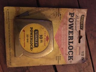 Vintage Stanley Professional 1979 Power Lock Tape Measure