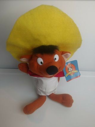 Speedy Gonzales Vintage Looney Tunes Ace Plush Stuffed Animal Collectible 1997