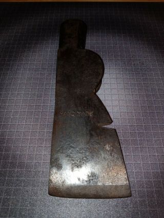 Vintage Hand Made Hammer Axe Hatchet Nail Puller Head 17 - Oz Old Usa Tool