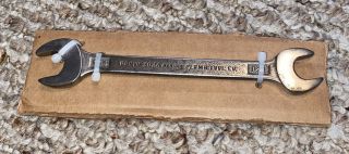1960s Vintage Proto - Professional - 1/2 " & 9/16 " Open End Wrench 3026 Usa Made
