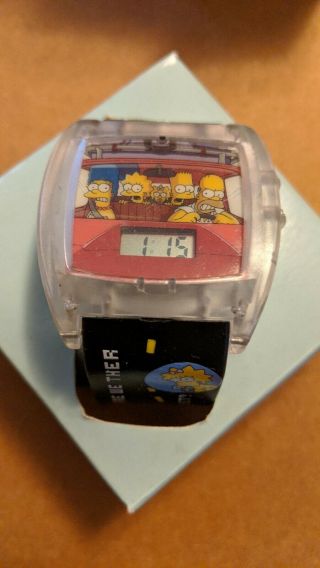 The Simpsons Talking " Are We There Yet " Watch Box Burger King