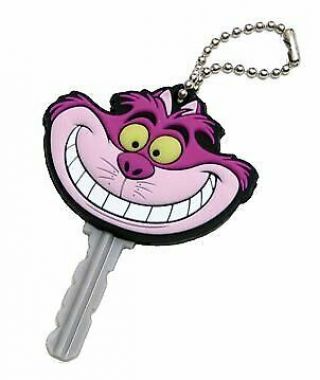Key Cap - Disney - Cheshire Cat - Pvc Die Cut Holder Gifts Toys 25207