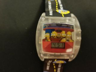The Simpsons Family Drive Talking Watch - Burger King - " Are We There Yet? No "