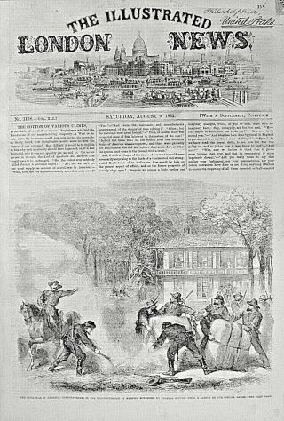 Civil War - Guerrilla Bands Of Cotton - Burners At Memphis 1862 Newspaper