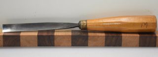 Vintage 1/2 " S.  J.  Addis & Sons No.  5 Sweep Gouge Carving Chisel (inv J534)