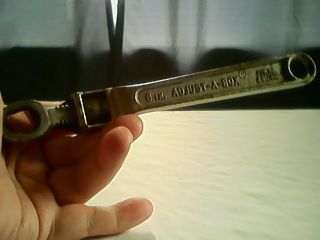 Vintage Adjust - A - Box 8” Adjustable Wrench - Made In Usa
