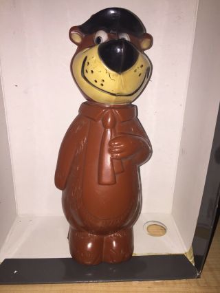 Vintage Yogi Bear Plastic Bank Knickerbocker Hollywood C1960 