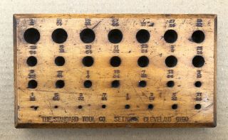 The Standard Tool Co.  Cleveland,  Ohio No.  5 Drill Bit Index 1/16 " - 1/2 "