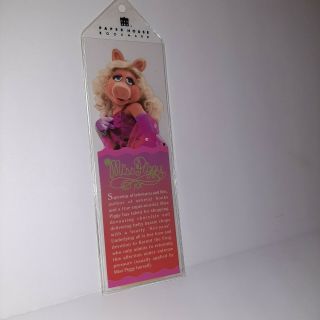 The Muppets Bookmark Miss Piggy In Pink 7 " By Paper House W/case Die - Cut