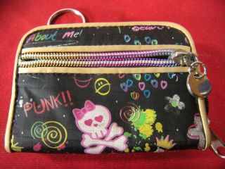 Hello Kitty Wallet Love Punk Rock Purse