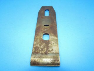 Parts - Early 2 " Iron Blade Cutter & Chip Breaker For Millers Falls Wood Plane