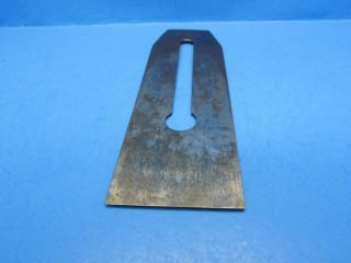 Parts - 2 - 3/8 " Iron Blade Cutter For Stanley Wood Plane W 1892 Patent & Bent
