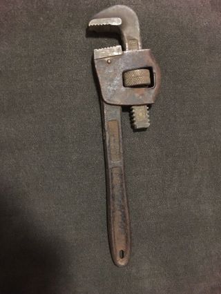 Vintage Walworth Stillson 10 Inch Pipe Wrench.