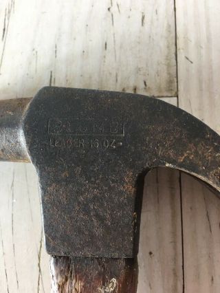 Vintage Plumb Leader 16 Oz Bell Faced Claw Hammer