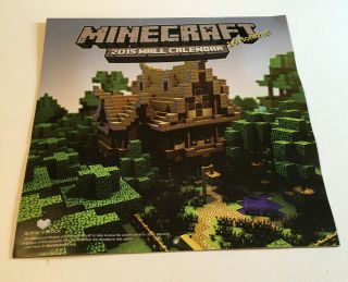 Minecraft 16 Months 2015 Wall Calendar