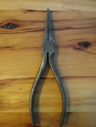 Crescent Tool Co Crestoloy No.  777 - 6 " Long Needle Nose Pliers Jamestown N.  Y.  Usa