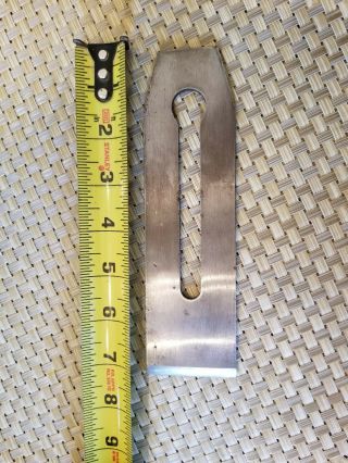 Ohio Tool Co " Thick " Iron,  2 " Wide X 7 1/4 " Long