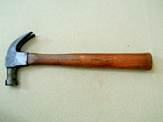 Vintage Plumb 16 Oz Claw Hammer With Handle & Plumb Take Up Wedge