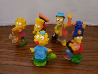 1990 Burger King The Simpsons Go Camping Toys