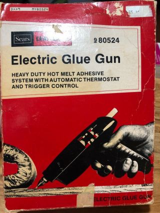 Vintage Sears Craftsman Electric Hot Glue Gun