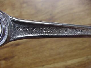 Old Tools,  Williams S - 52 Superratchet Wrench,  1/2 