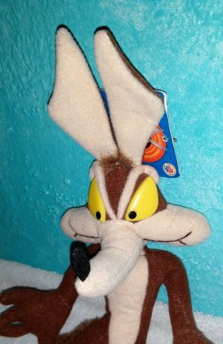 Wile E Coyote,  Looney Tunes,  Nanco,  With Tag 15 " Plush,  Stuffed Animal