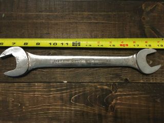 Vintage Williams " Superrench " 1037 1 - 1/4 " X1 - 1/16 " Open End Wrench - Usa