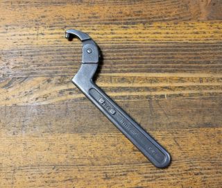 Vintage Tools J.  H.  Williams Adjustable Spanner Wrench 8 " • Machinist Tools ☆usa