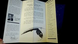 2 brochures Man into space: Cape Canaveral,  Atlantic Missile range,  FL 1963 2