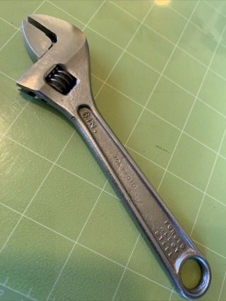 Vintage Proto Professional Usa 6 Inch Adjustable Wrench No 706