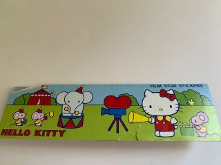 Vintage Sanrio Hello Kitty “film Star” Sticker Pack 1976,  Japan