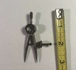 Vintage Machinist Starrett Caliper Divider Compass - Small
