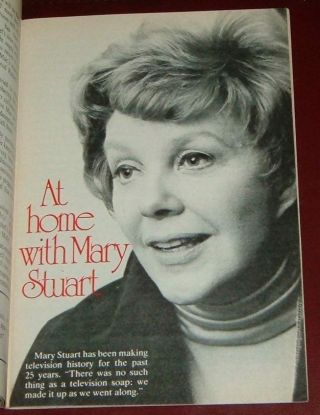 1976 Tv Article Mary Stuart Search For Tomorrow Soap Opera She Sings & Guitar