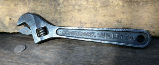 Vintage Braunsdorf - Mueller Co Elizabeth Nj Adjustable Wrench