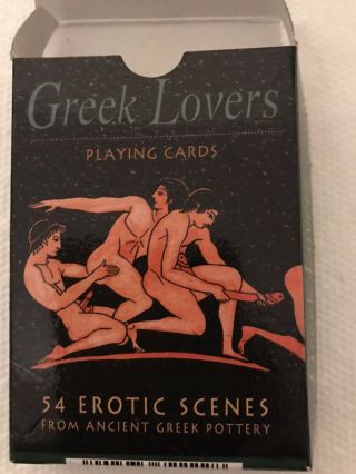 Playing Cards : Greek Lovers Scenes From Ancient Greek Pottery