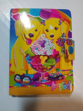 Vintage Lisa Frank Snap Notepad Beach Dogs 3x4 Inches