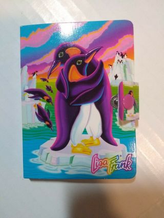 Vintage Lisa Frank Snap Notepad Penguin Pals 3x4 Inches