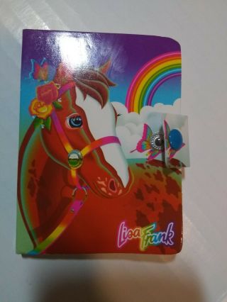 Vintage Lisa Frank Snap Notepad Rainbow Chaser 3x4 Inches