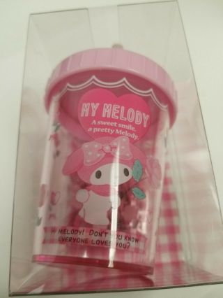 Sanrio My Melody Cup Paper Clip Holder With Magnet Dispenser