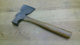 Antique Hand Forged Hammer Hatchet 3 - 1/2 " Blade