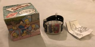 Burger King The Simpsons “family Drive” Talking Watch 2002 Collectible Nib