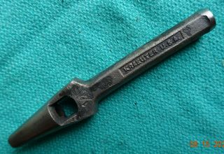 Vintage Kraeuter Usa Hole Punch Leather Mechanic Plumber Tool 1/4 " X 5 "