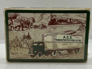 Vintage 1940’s A.  C.  E.  Transportation Co.  Akron,  Ohio Advertising Playing Cards